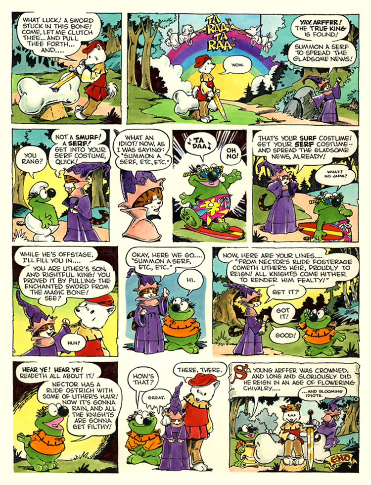 Doggy Dramas_Comics_Fairy Tale_King Arthur_Parody