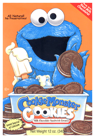Sesame Street Muppets_Cookie Monster_Cookies