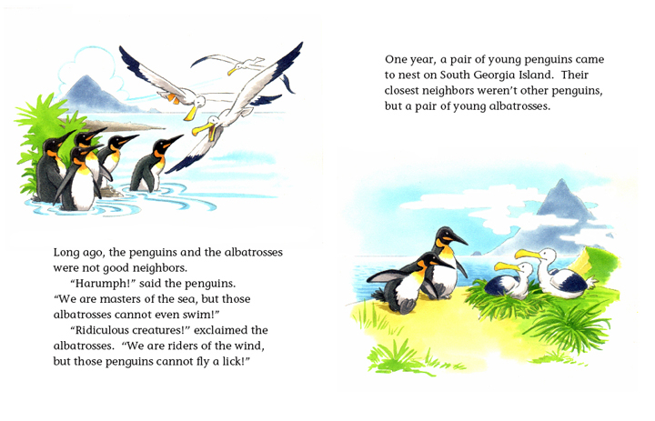 King Penguin_Wandering Albatross_South Georgia Island_Penguin Child_Albatross Child_1