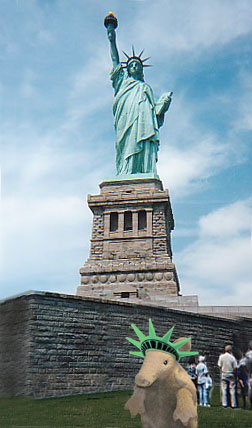 Armadillo_New York_Statue Of Liberty_Parody